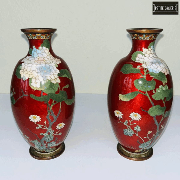 CLOISONNÉ PAIR