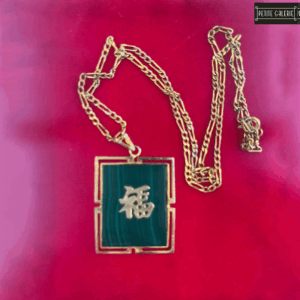 GOLD PLATED MALACHITE